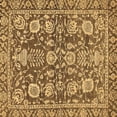 thumbnail image 1 of Ahgly Company Indoor Square Oriental Brown Traditional Area Rugs, 8' Square, 1 of 4