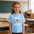 thumbnail image 6 of jobturf Cotton Shirts for Girls Trendy Crew Neck Graphic Tees School Uniform Short Sleeve Tops Lightweight Summer Blouses Size 3-10 Years, 6 of 9