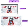 thumbnail image 5 of Hello Welcome Winter English Setter Holding Snow Globe Snowman Desk Mat Full Keyboard Mouse Pad Dog Lover Large Mousepad - 13015, 5 of 5