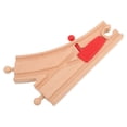 thumbnail image 1 of Wood Train Track Expansion Wooden Train Track Accessories For Kids Educational Playtime 16.50X9.30X1.10CM Multi 1Pcs, 1 of 4