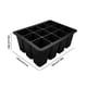 thumbnail image 2 of 12 Agujeros Bandeja Arranque Semillas Silicona Transpirable para Plantas Interiores () Negros, 2 of 4