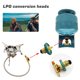 thumbnail image 4 of Conector de tanque de GLP Cilindro de gas licuado Adaptador de conversión de cilindro de zinc accesorios para acampar estufa de campamento, 4 of 9