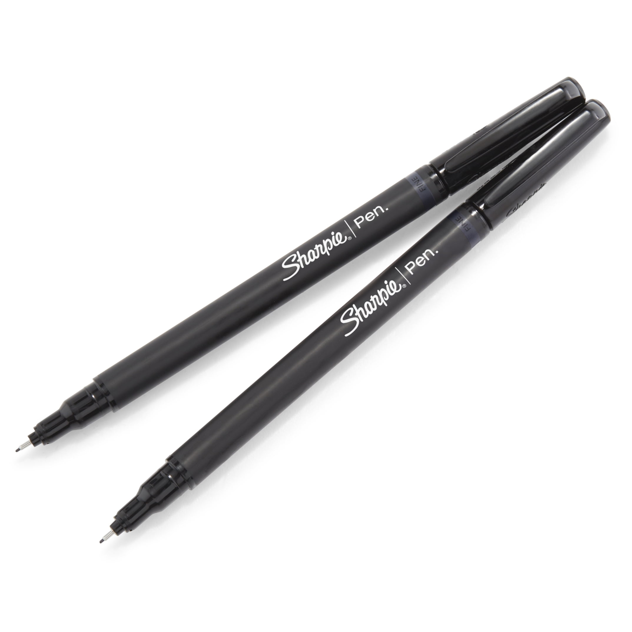 Sharpie Felt Tip Pens, Fine Point (0.4 mm), Black Ink, 4 Count
