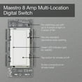 thumbnail image 4 of Lutron Electronics Co. Maestro Electronic Switch Lightswitch 2.94W 4.69H, 4 of 5