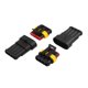 thumbnail image 3 of Conector eléctrico a prueba de agua para automóviles de 4 pines, terminales de enchufe, 10 juegos, 3 of 5