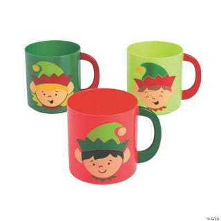 Santa's Coming 14oz Ceramic Camper Mug from Elf the Movie – Red
