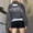 Black, variant on Blue Jean Jackets for Women Plus Size Fashion Women Casual Pockets Button Solid Long Sleeve Tops Jacket Coat,Black L