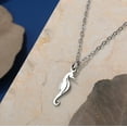 thumbnail image 2 of Qiamni Stainless Steel sea horse Animal Pendant Necklace, 2 of 4