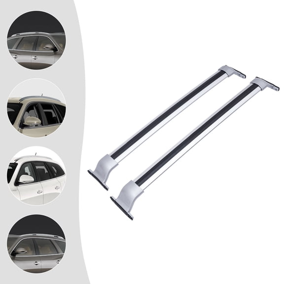 For Buick Enclave 2009 2010-2016 Roof Rack Cross Bars Luggage Cargo Carrier  Direct Replacement Stylish Appearance Stable Performance