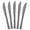 Silver, variant on Exquisite Heavy Weight Disposable Plastic Silver Knives - 100 Count - Party Supplies