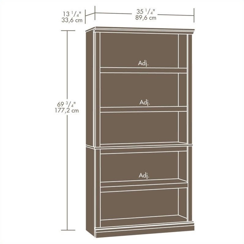 5 Shelf Bookcase
