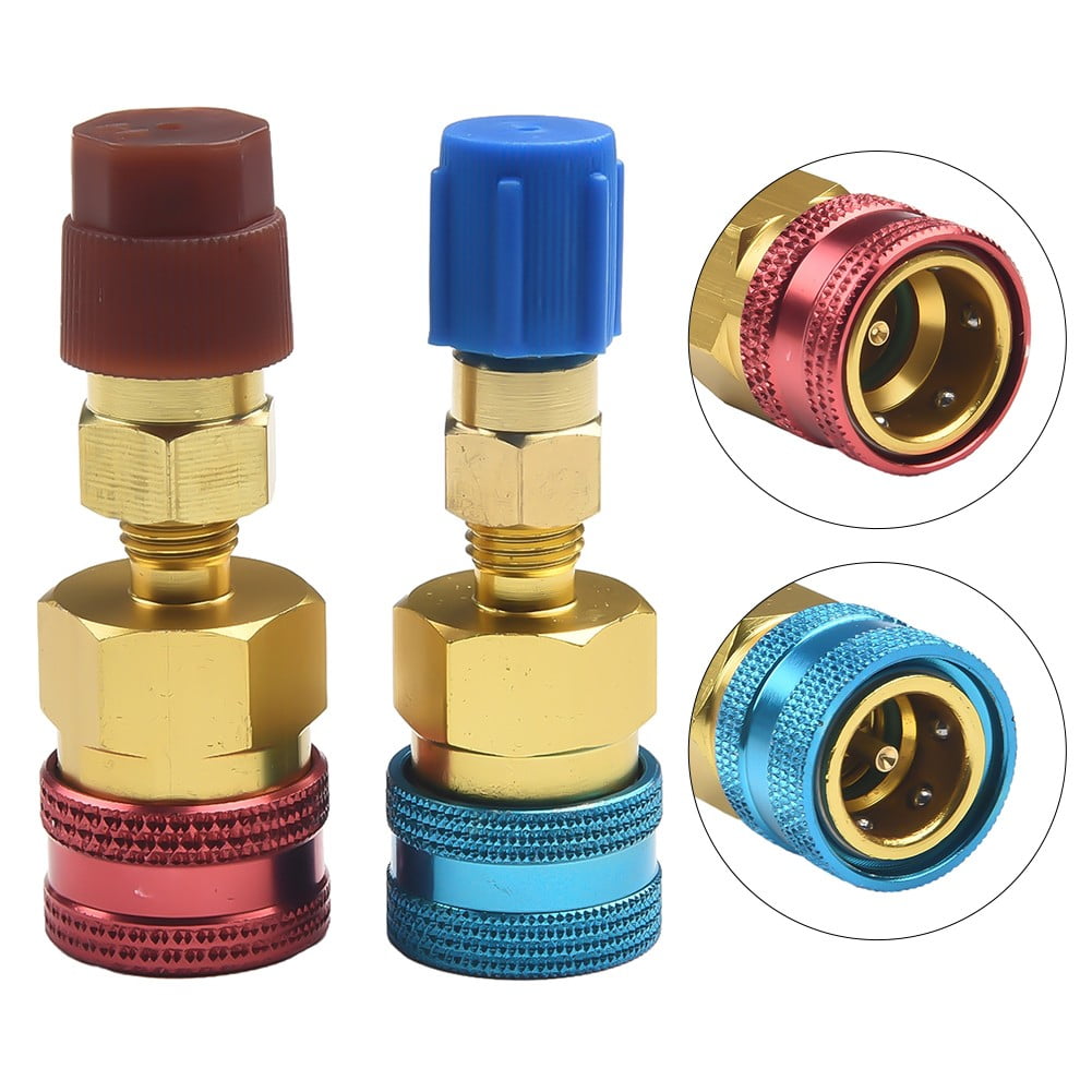 Adaptateur Coupleur Rapide R134a 1/4 SAE - Pour Climatisation Auto, Neuf, Origine Chine