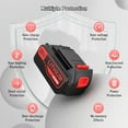 thumbnail image 6 of 2Pack 8.0Ah 20V MAX LBXR20 for Black and Decker Battery LB2X4020 LBXR2020 LBXR20 LBXR20B-2 LB2X3020 LBXR20BT Cordless Power Tools, 6 of 8