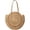 Khaki - E, variant on Straw Beach Bags for Women - Women Beach Handmade Woven Tote Bag, Summer Mesh Hollow Shoulder Bag for Holiday