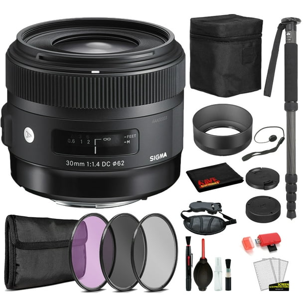 Sigma 30mm F 1 4 Dc Hsm Art Lens For Nikon F 301 306 With Bundle Package Kit Includes Pro Series Monopod 3pc Filter Kit More Walmart Com Walmart Com Sigma 30mm F 1 4 Dc Hsm Art Lens For Nikon F 301 306 With Bundle Package Kit Includes Pro Series Monopod 3pc Filter Kit More Walmart Com Walmart Com