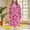 Hot Pink, variant on Gifts Dianli Pajamas Loungewear Women's Plush Flannel Hooded Bathrobe Long Sleeve Lounge Nightgown With Double Pockets Extended Length Cozy Warm Winter Robe Homewear Sleepwear Nightwear