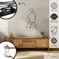 thumbnail image 2 of Violaura Figure Metal Wall Art - Easy to Install Hanging Perfect for Home, Living Room Decor (24.0" x 12.0"), 2 of 8