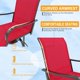 thumbnail image 5 of Qinaqin 360° Swivel Outdoor Bar Stools Set de 2 – cm Alturaigh Back Armrests All- Anchoeather Rust-Resistant Metálico Frame Patio Counter Altura Chairs para Profundidadck Lawn Garden –, 5 of 7