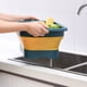 thumbnail image 5 of Inteprter Fregadero móvil colgante con asas laterales, cesta de verduras plegable, palillos plegables y colgantes Cocina y Comedor Azul, 5 of 6