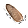 thumbnail image 3 of SHIMELE Wooden Tea Tray Dry Tea Tray Storage Tray for Cups Candy Fruit Serving - Brown Round Wooden Platter for Tea Brewing and Snack Organization, 3 of 6