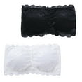 thumbnail image 4 of NUOLUX 2Pcs Fashion Strapless Bralette Lace Tube Tops Bra for Women Ladies and Girls, 4 of 6