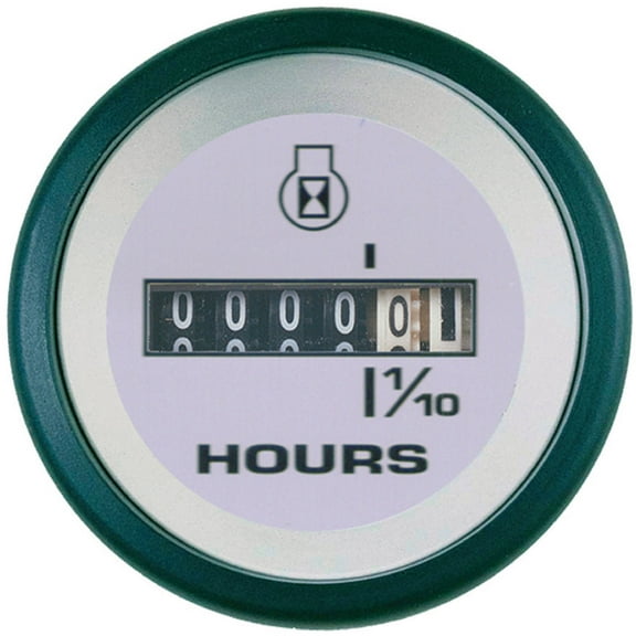 New Driftwood Series sierra 62952p 2" Hourmeter Dial Range 0-600 Hrs Sender Code N/A