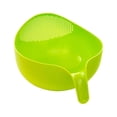 thumbnail image 3 of Wosthever Cuenco para lavadora de arroz, utensilio de cocina profesional Universal para el hogar, colador para de verduras, herramientas de Cocina y Comedor verde, 3 of 6