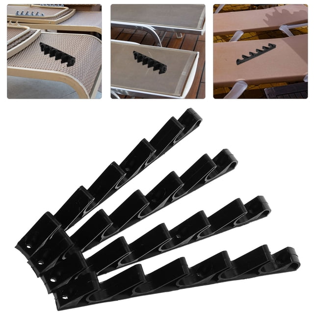 unbranded 4Ud Bracket De Ajuste Para Chaise Lounge Plegable Con Soporte Resistente Y Cinco Posiciones