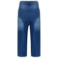 thumbnail image 3 of WILLBEST Pantalones Mujer Pantalones Vaqueros Casuales de Pierna Ancha para Mujer, Pantalones Vaqueros Holgados de Corte Holgado, Cintura Alta, Cómodos y Elásticos, a La Moda Extra Grande, 3 of 4