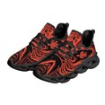 thumbnail image 1 of Zapatillas de baloncesto psicodélicas con estampado de tortuga en azul, ligeras y modernas, informales., 1 of 6