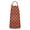 Red Christmas Tree, variant on White Christmas Gingerbread Man Apron-Garden Aprons for Women with Pockets-Cotton Linen Waterproof Kitchen Cooking Gardening Aprons Adjustable for Kitchen,Cooking,BBQ and Salon 32"x27"
