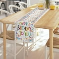 thumbnail image 4 of Spring Summer Birthday Table Runner 13x70 Inch, Holiday Dining Décor, NonSlip Dining Linen Cloth, Perfect for Home Parties, 4 of 6