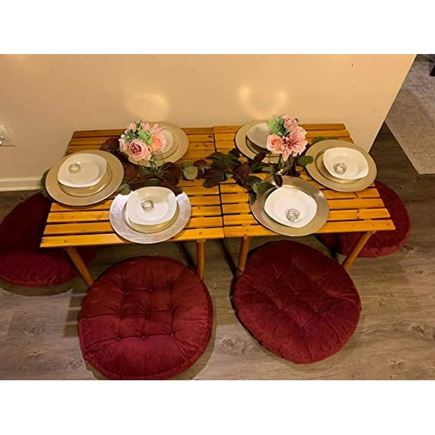 Nvzi Cojines de suelo Cojines redondos Cojines para silla Cojines