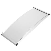 Office Door Name Plate Blank Aluminum Sign Silver Color Easy DIY Customizable Engraving 4.5 x 1.75