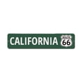 thumbnail image 2 of California Route 66 Novelty Sign, Metal Wall Decor - 4x18 inches, 2 of 4
