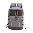 thumbnail image 2 of Mochila de senderismo y camping, cómoda con correas ajustables y portátil. Gris, 2 of 7