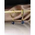thumbnail image 1 of Boucles d'Oreilles Pendantes en Zircon Cubique, 1 of 4