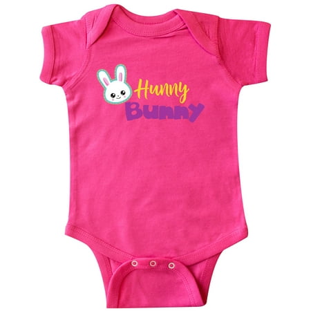 

Inktastic Hunny Bunny White Bunny Easter Bunny Rabbit Gift Baby Boy or Baby Girl Bodysuit