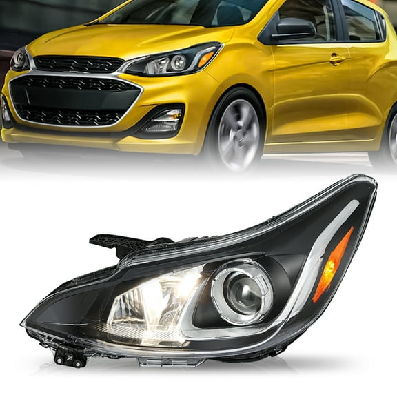 For 2019 2022 Chevrolet Chevy Spark Halogen Projector Headlight Assembly Driver