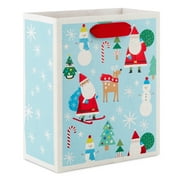 Hallmark Small Christmas Gift Bag (Cute Santa Scenes)