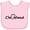 AD-Pink, variant on Inktastic Cleveland Heart Handwriting Black Boys or Girls Baby Bib