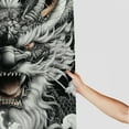 thumbnail image 3 of Patifu Demon Dragon Android Jones Shower Curtain for Bathroom Home Decoration with Hooks 100% Polyester Fiber 60"x72, 3 of 7