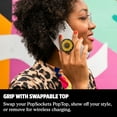 thumbnail image 4 of PopSockets Grip with Swappable Top for Cell Phones, PopGrip Seed Money, 4 of 7
