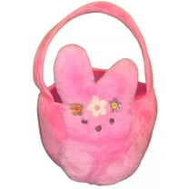 Peeps Easter Egg Hunt Basket - Plush Bunny Pink
