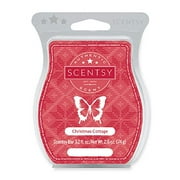 Scentsy, Christmas Cottage, Wickless Candle Tart Warmer Wax 3.2 Fl Oz, 8 Squares