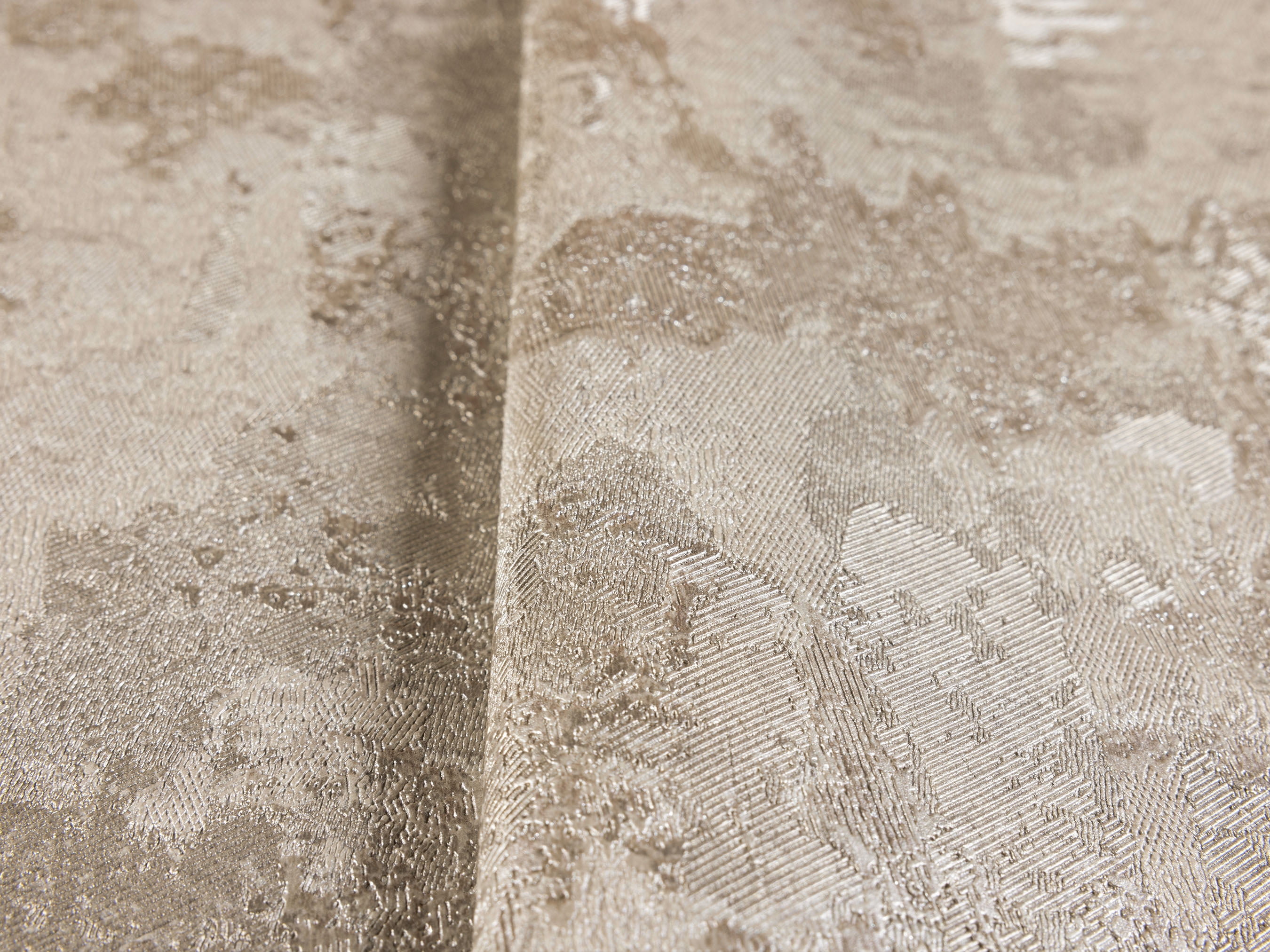 Silver Embossed Wallpaper, Texture Wallcovering, Decorative Roll, 41.7”W X 393”H 113.8 sq ft