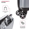 thumbnail image 2 of Equipaje SwissGear 7585 Carry-On Expandible 19" Plateado, 2 of 9