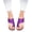 Purple, variant on Kitem Summer Women Casual Non-Slip Platform Slipper Wedge&nbsp;Sandals Flip Flops Shoes