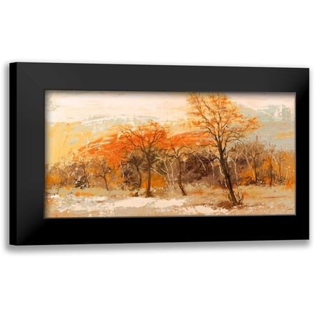 Lucas 14x9 Black Modern Framed Museum Art Print Titled - Foresta I