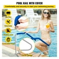 thumbnail image 3 of VEVOR Swimming Pool Handrail Stainless Steel with Quick Mount Base Plate, 3 of 9